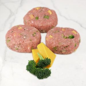 All Natural Broccoli and Cheddar Chicken Burger