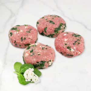 All Natural Spinach and Feta Chicken Burger