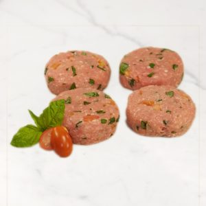 All Natural Tomato and Basil Chicken Burger