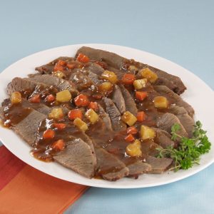 Cooked & Sliced 1st Cut Beef Brisket