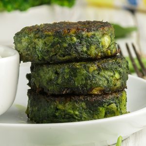 Gluten-Free Spinach Burger