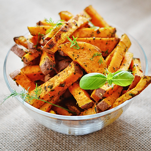 Baked Hand-Cut Sweet Potato Fries