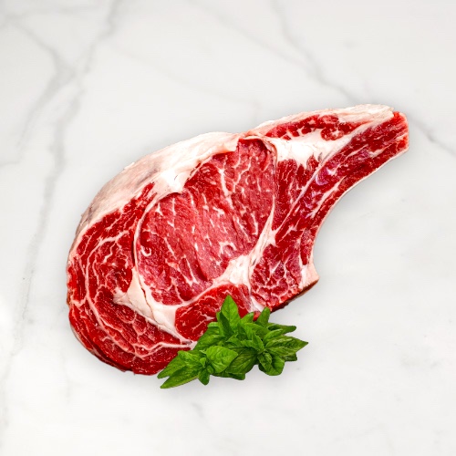 American Waygu Unfrenched Bone in Ribeye Steak