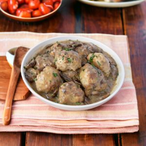 Chicken Marsala Meatballs