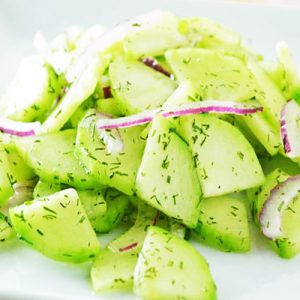 Sugar-Free Cucumber Salad