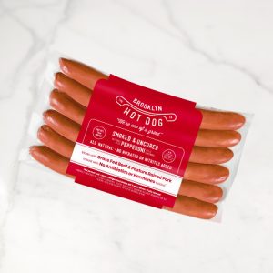 brooklyn hot dog company pepperoni hot dog