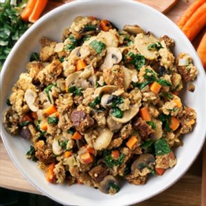 Thanksgiving vegetable stuffing