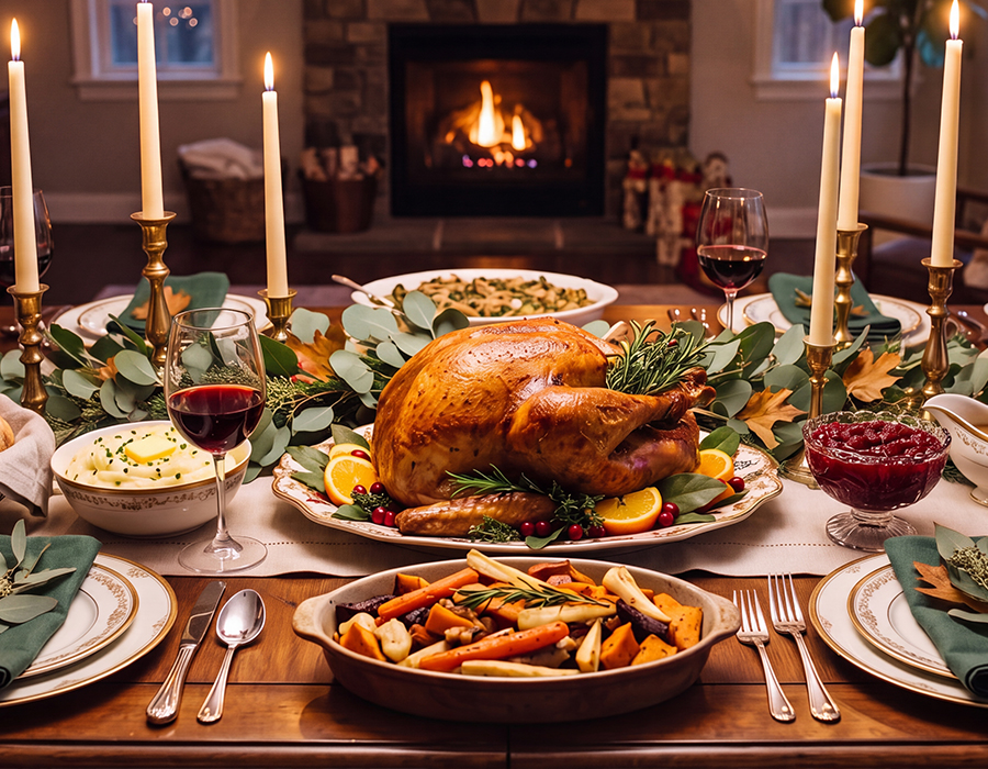 Whole turkey for holiday hosting
